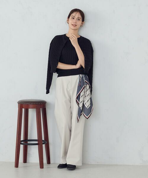 COMME CA ISM / コムサイズム ニット・セーター | ミニケーブル5分袖ニット | 詳細5