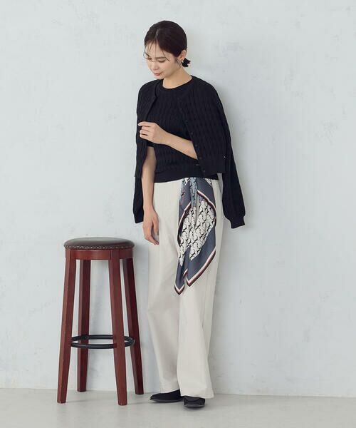 COMME CA ISM / コムサイズム ニット・セーター | ミニケーブル5分袖ニット | 詳細6