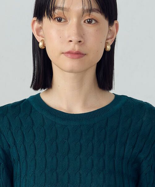 COMME CA ISM / コムサイズム ニット・セーター | ミニケーブル5分袖ニット | 詳細23