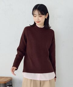 COMME CA ISM / コムサイズム ニット・セーター | 【ウォッシャブル】日本の色　ハイネックニット