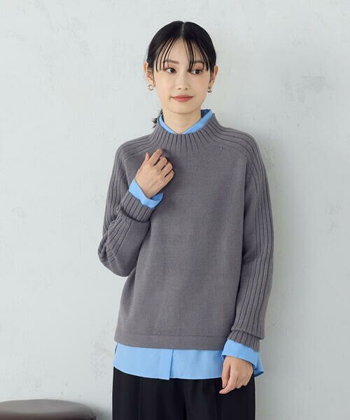 COMME CA ISM / コムサイズム ニット・セーター | 【ウォッシャブル】日本の色 ハイネックニット | 詳細12