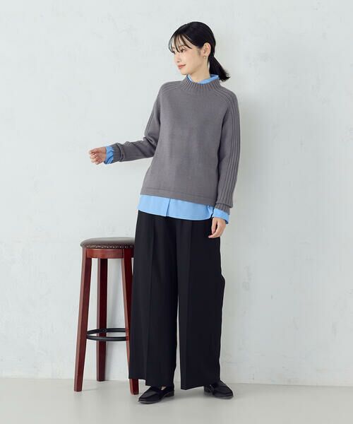 COMME CA ISM / コムサイズム ニット・セーター | 【ウォッシャブル】日本の色 ハイネックニット | 詳細8