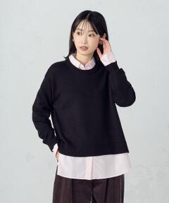 COMME CA ISM / コムサイズム ニット・セーター | 【ウォッシャブル】日本の色　クルーネックニット