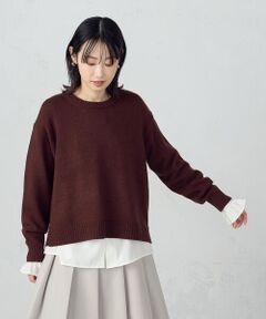 COMME CA ISM / コムサイズム ニット・セーター | 【ウォッシャブル】日本の色　クルーネックニット