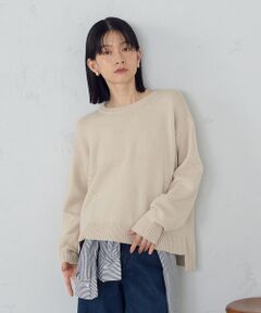 COMME CA ISM / コムサイズム ニット・セーター | 【ウォッシャブル】日本の色　クルーネックニット