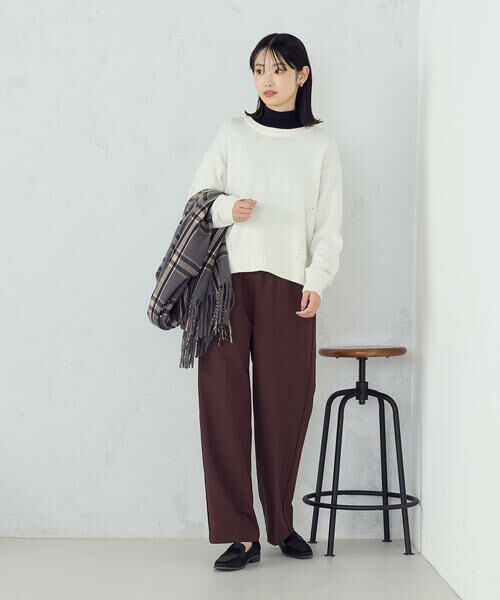 COMME CA ISM / コムサイズム ニット・セーター | 【ウォッシャブル】日本の色 クルーネックニット | 詳細2