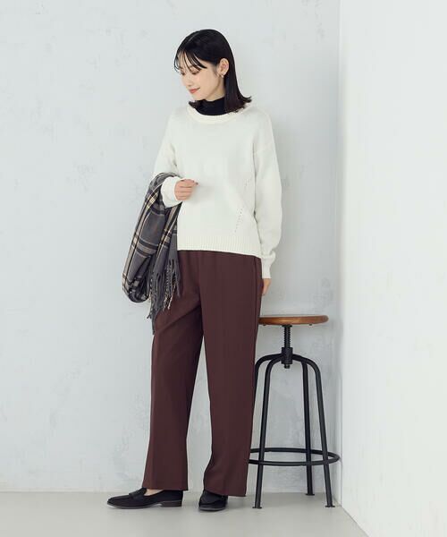 COMME CA ISM / コムサイズム ニット・セーター | 【ウォッシャブル】日本の色 クルーネックニット | 詳細3