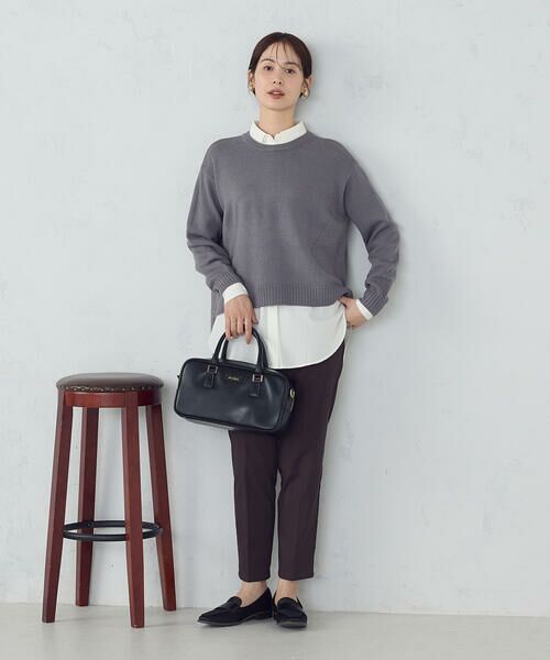 COMME CA ISM / コムサイズム ニット・セーター | 【ウォッシャブル】日本の色 クルーネックニット | 詳細5