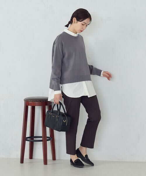 COMME CA ISM / コムサイズム ニット・セーター | 【ウォッシャブル】日本の色 クルーネックニット | 詳細6