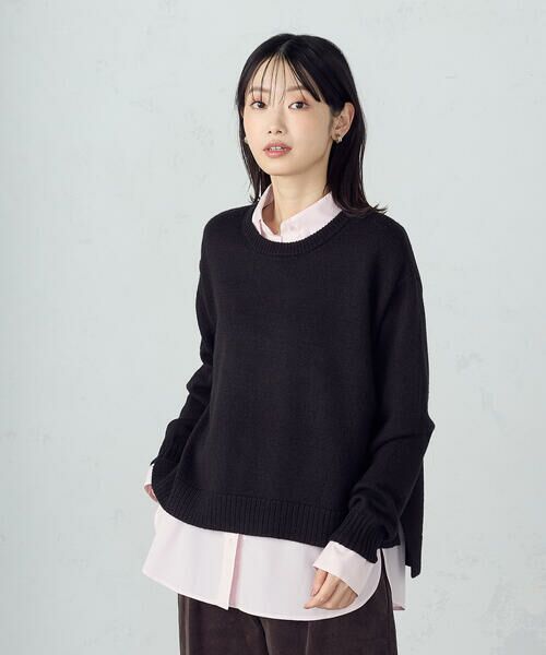 COMME CA ISM / コムサイズム ニット・セーター | 【ウォッシャブル】日本の色 クルーネックニット | 詳細15