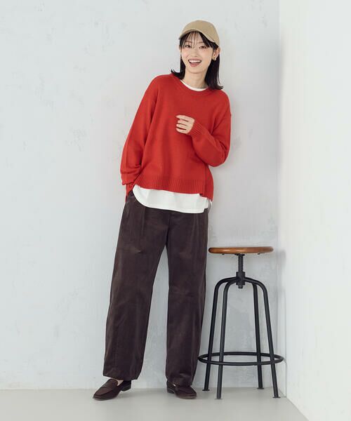 COMME CA ISM / コムサイズム ニット・セーター | 【ウォッシャブル】日本の色 クルーネックニット | 詳細17