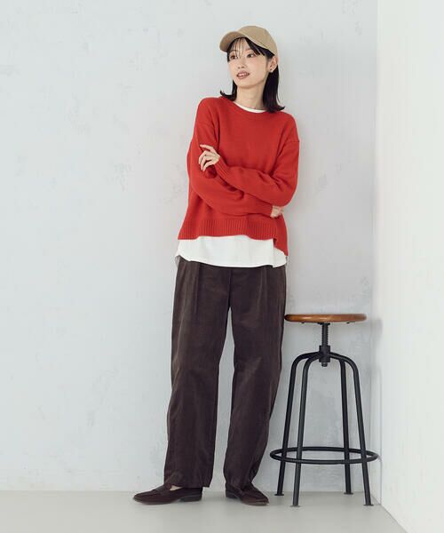 COMME CA ISM / コムサイズム ニット・セーター | 【ウォッシャブル】日本の色 クルーネックニット | 詳細18
