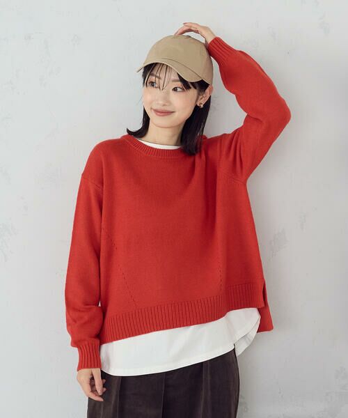 COMME CA ISM / コムサイズム ニット・セーター | 【ウォッシャブル】日本の色 クルーネックニット | 詳細19
