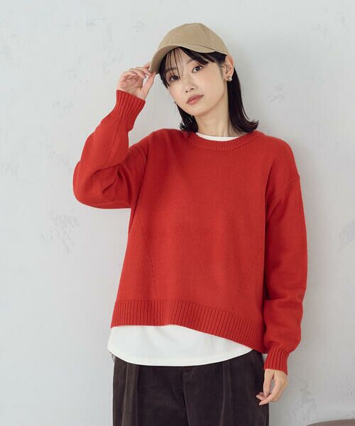 COMME CA ISM / コムサイズム ニット・セーター | 【ウォッシャブル】日本の色 クルーネックニット | 詳細20