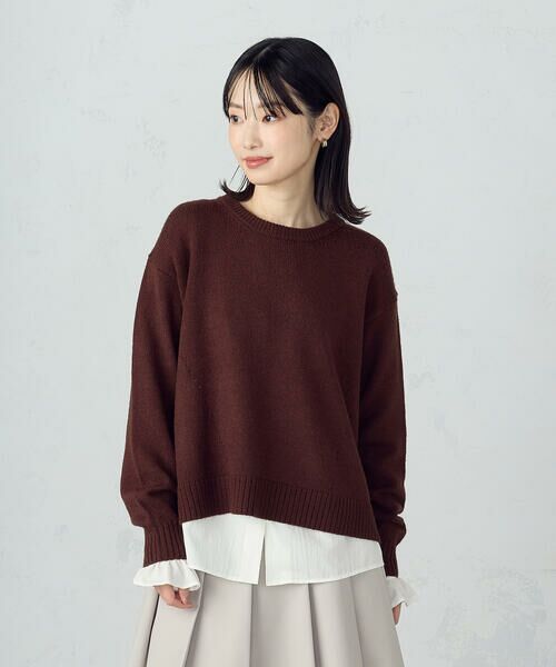 COMME CA ISM / コムサイズム ニット・セーター | 【ウォッシャブル】日本の色 クルーネックニット | 詳細23