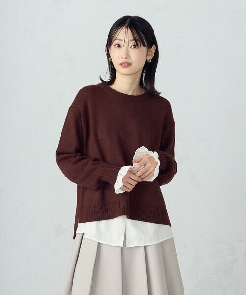 COMME CA ISM / コムサイズム ニット・セーター | 【ウォッシャブル】日本の色 クルーネックニット | 詳細24