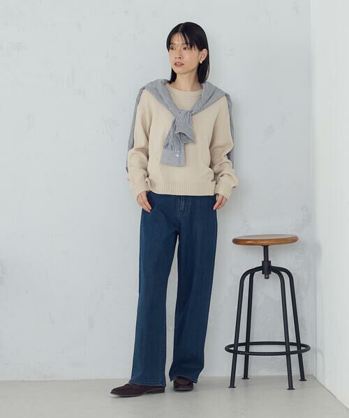COMME CA ISM / コムサイズム ニット・セーター | 【ウォッシャブル】日本の色 クルーネックニット | 詳細25