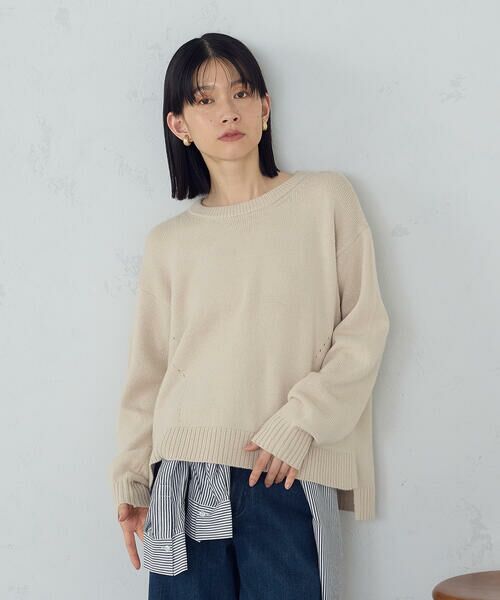 COMME CA ISM / コムサイズム ニット・セーター | 【ウォッシャブル】日本の色 クルーネックニット | 詳細28