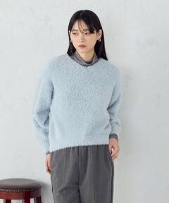 COMME CA ISM / コムサイズム ニット・セーター | 【ウォッシャブル】シャギー Ｖネックニット