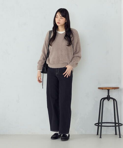 COMME CA ISM / コムサイズム ニット・セーター | 【ウォッシャブル】シャギー Vネックニット | 詳細15