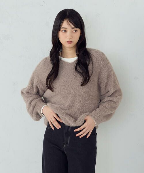 COMME CA ISM / コムサイズム ニット・セーター | 【ウォッシャブル】シャギー Vネックニット | 詳細16