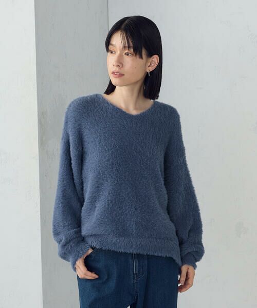 COMME CA ISM / コムサイズム ニット・セーター | 【ウォッシャブル】シャギー Vネックニット | 詳細22