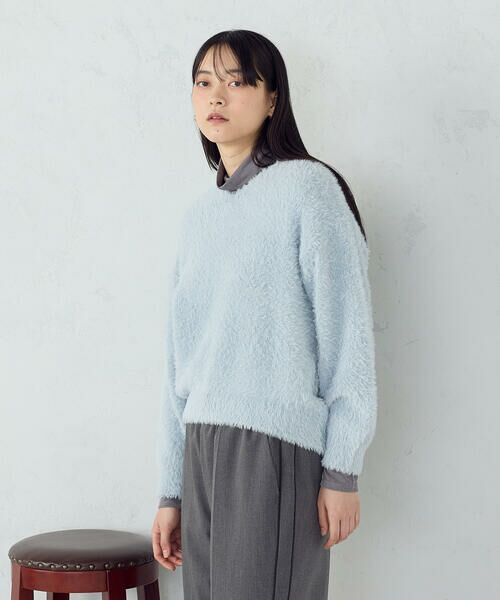 COMME CA ISM / コムサイズム ニット・セーター | 【ウォッシャブル】シャギー Vネックニット | 詳細28
