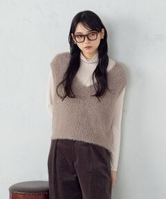 COMME CA ISM / コムサイズム ベスト | 【ウォッシャブル】シャギー　ニットベスト