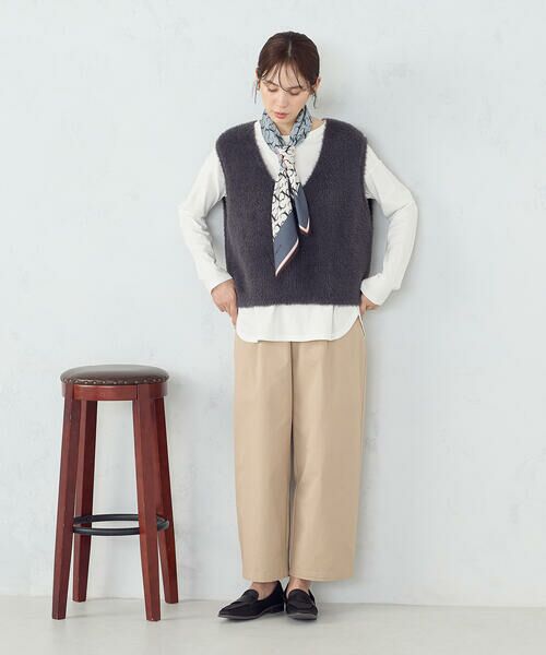 COMME CA ISM / コムサイズム ベスト | 【ウォッシャブル】シャギー ニットベスト | 詳細5