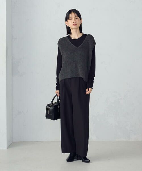 COMME CA ISM / コムサイズム ベスト | 【ウォッシャブル】シャギー ニットベスト | 詳細15