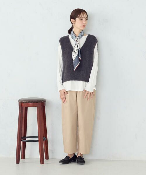 COMME CA ISM / コムサイズム ベスト | 【ウォッシャブル】シャギー ニットベスト | 詳細6