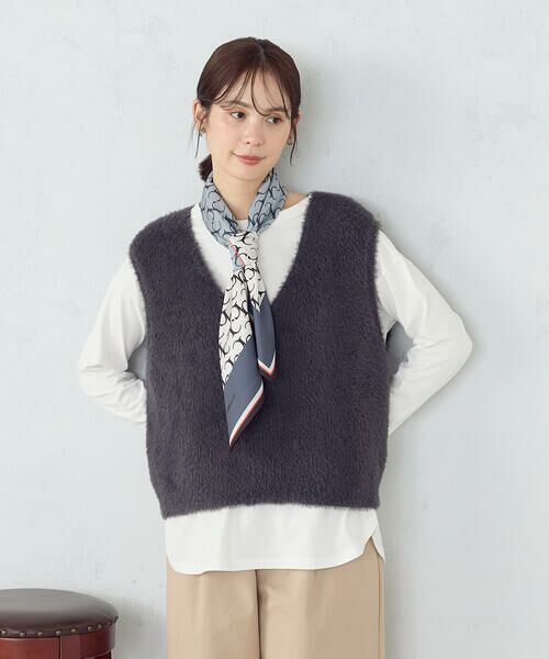 COMME CA ISM / コムサイズム ベスト | 【ウォッシャブル】シャギー ニットベスト | 詳細11