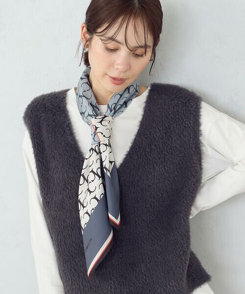 COMME CA ISM / コムサイズム ベスト | 【ウォッシャブル】シャギー ニットベスト(チャコール)