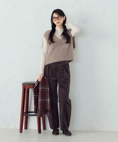 COMME CA ISM / コムサイズム ベスト | 【ウォッシャブル】シャギー ニットベスト | 詳細18