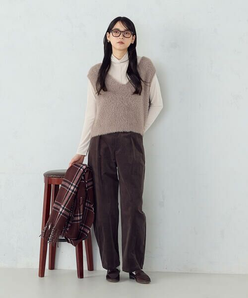 COMME CA ISM / コムサイズム ベスト | 【ウォッシャブル】シャギー ニットベスト | 詳細19