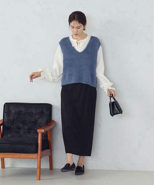 COMME CA ISM / コムサイズム ベスト | 【ウォッシャブル】シャギー ニットベスト | 詳細23