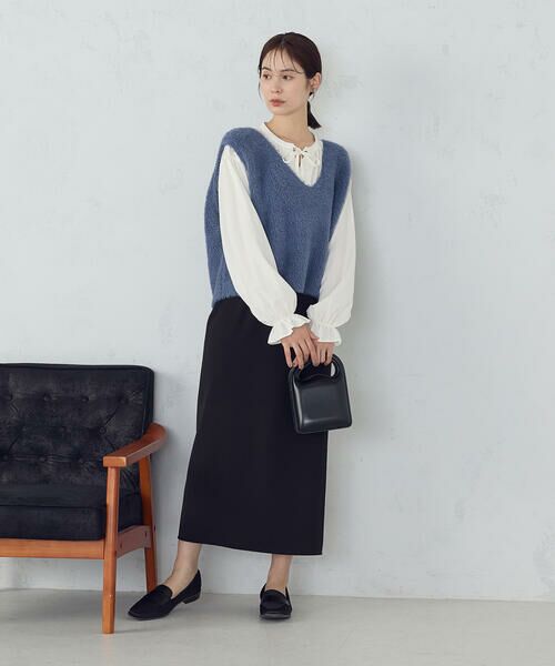 COMME CA ISM / コムサイズム ベスト | 【ウォッシャブル】シャギー ニットベスト | 詳細24