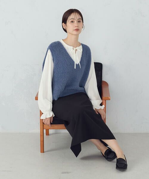 COMME CA ISM / コムサイズム ベスト | 【ウォッシャブル】シャギー ニットベスト | 詳細25