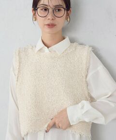 COMME CA ISM / コムサイズム ベスト | ２ＷＡＹ　ツイード　ベスト