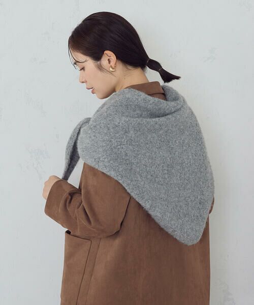 COMME CA ISM / コムサイズム マフラー・ショール・スヌード・ストール | トライアングルマフラー | 詳細4