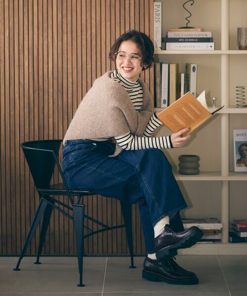 COMME CA ISM / コムサイズム マフラー・ショール・スヌード・ストール | トライアングルマフラー | 詳細10