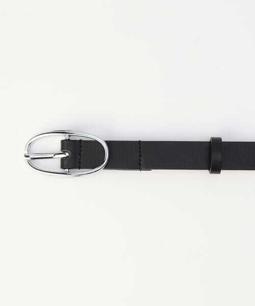 COMME CA ISM / コムサイズム ベルト・サスペンダー | 本革　オーバルバックル　ベルト | 詳細4