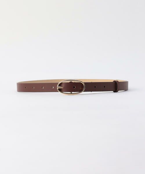COMME CA ISM / コムサイズム ベルト・サスペンダー | 本革　オーバルバックル　ベルト | 詳細9