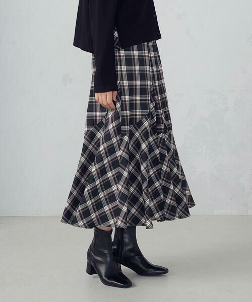 COMME CA ISM / コムサイズム ロング・マキシ丈スカート | 【セットアップ対応】タータンチェックスカート | 詳細5