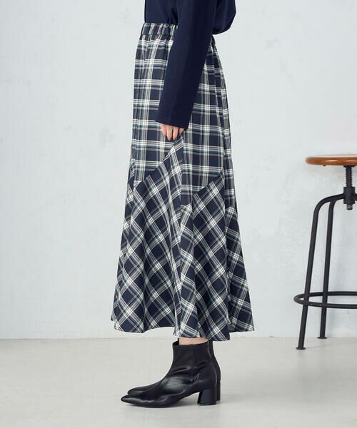 COMME CA ISM / コムサイズム ロング・マキシ丈スカート | 【セットアップ対応】タータンチェックスカート | 詳細13
