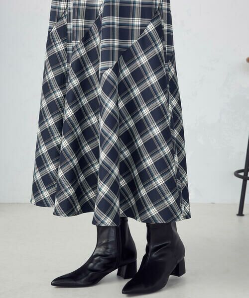 COMME CA ISM / コムサイズム ロング・マキシ丈スカート | 【セットアップ対応】タータンチェックスカート | 詳細18