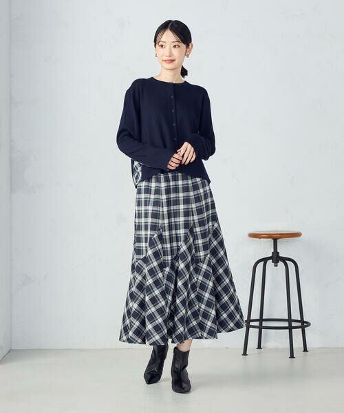 COMME CA ISM / コムサイズム ロング・マキシ丈スカート | 【セットアップ対応】タータンチェックスカート | 詳細7