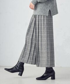 COMME CA ISM / コムサイズム その他パンツ | グレンチェック　シャーリングパンツ