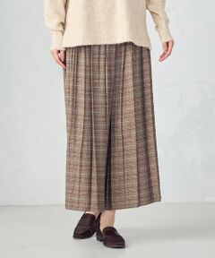 COMME CA ISM / コムサイズム その他パンツ | グレンチェック　シャーリングパンツ