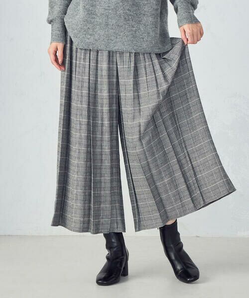 COMME CA ISM / コムサイズム その他パンツ | グレンチェック シャーリングパンツ | 詳細3